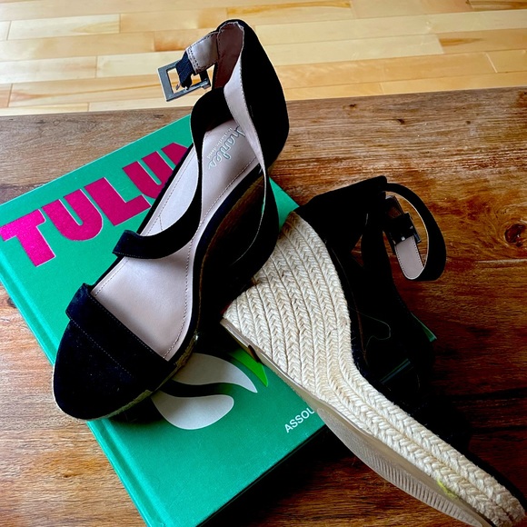 Wedges black 10 US - Picture 1 of 3